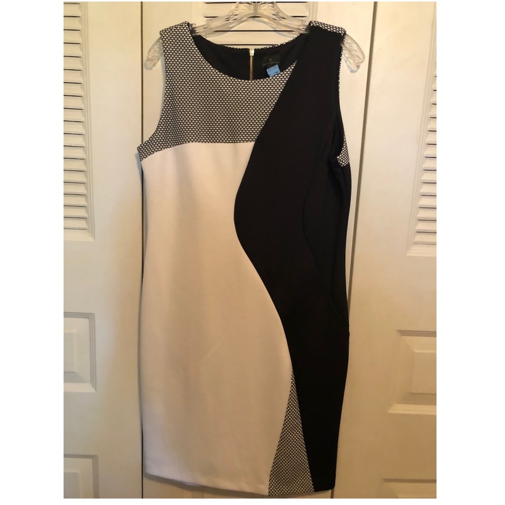 Black and white dress